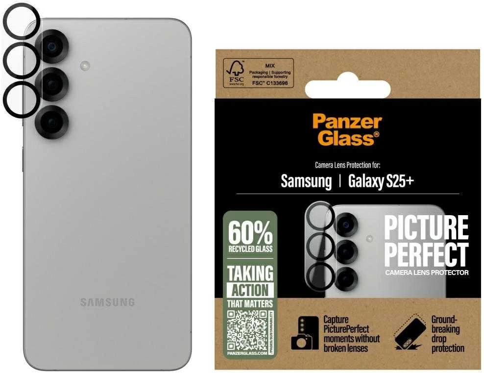 Panzer Glass ekrano apsauga kamerai PanzerGlass PicturePerfect objektyvo apsauga Samsung Galaxy S25 Plus