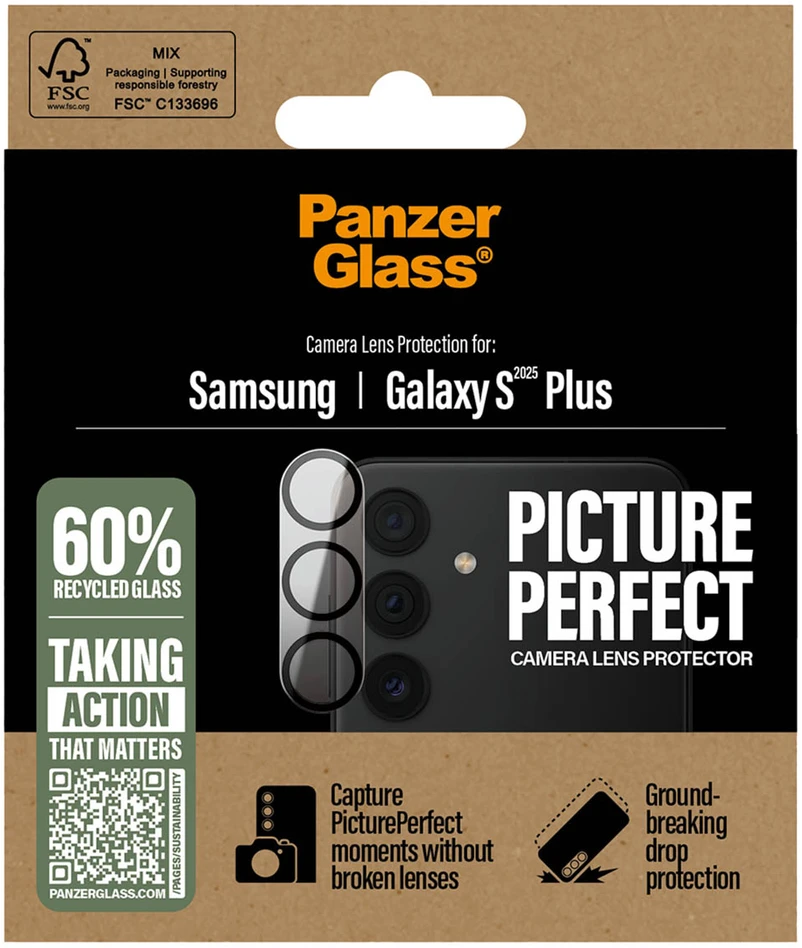 Panzer Glass PanzerGlass PicturePerfect kameros objektyvo apsauga, skirta Samsung Galaxy S25 Plus – skaidri