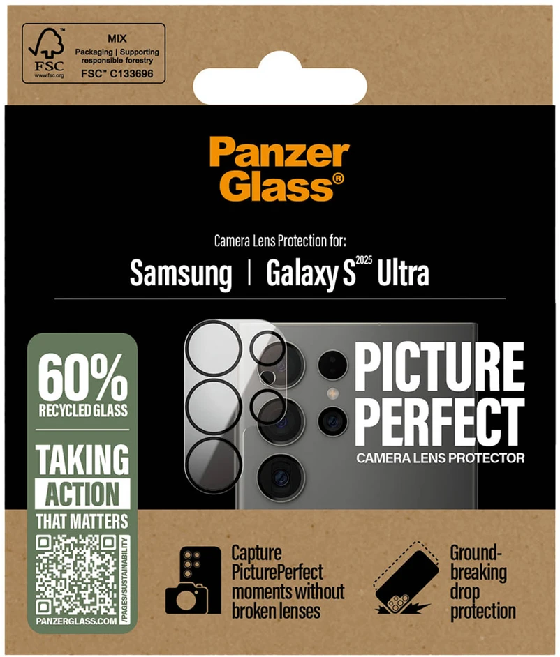Panzer Glass PanzerGlass PicturePerfect kameros objektyvo apsauga, skirta Samsung Galaxy S25 Ultra – skaidri