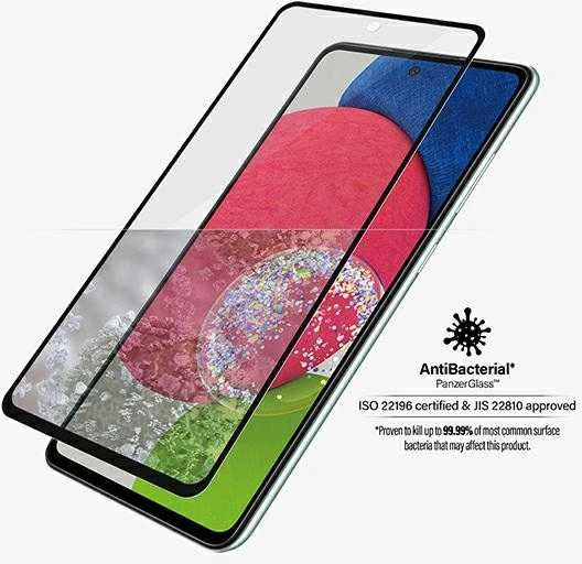 Panzer Glass PanzerGlass | Samsung | Galaxy A52 | Juodas/Skaidrus | Ekrano apsauga nuo pirštų atspaudų