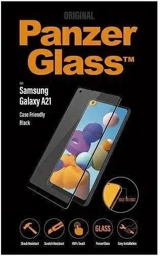 Panzer Glass PanzerGlass Samsung, Galaxy A21, Glass, Juodas, Case Friendly