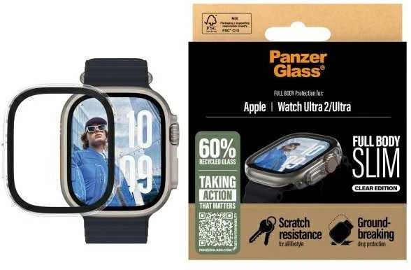 „Panzer Glass“ „PanzerGlass“ viso kūno plonas „Apple Watch Ultra 2“ / „Ultra 49mm“ skaidrus 3715