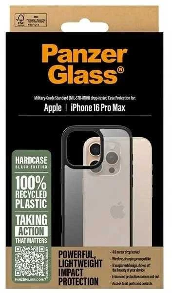 Panzer Glass PanzerGlass HardApple iPhone 16 Pro Max 6.9" dėklas telefonui juodos spalvos/dėklas telefonui juodos spalvos 1298