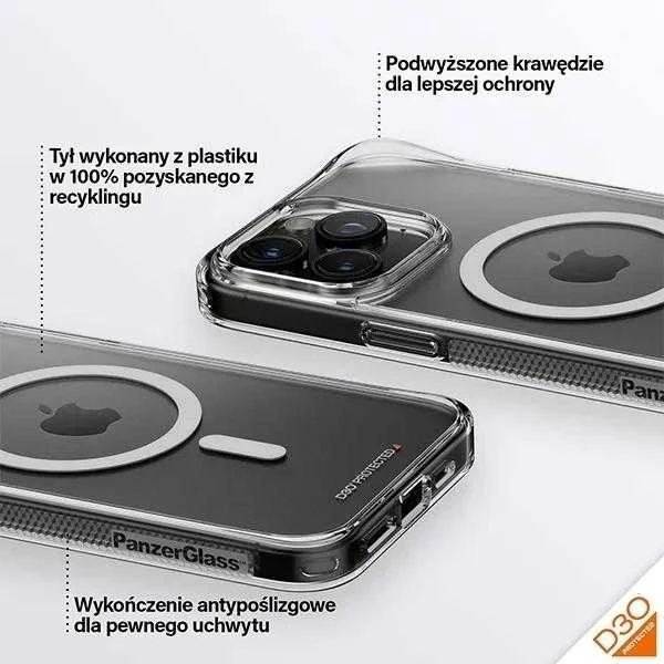 Panzer Glass PanzerGlass™ HardCase MagSafe Suderinamas su D3O iPhone 15 Pro Max
