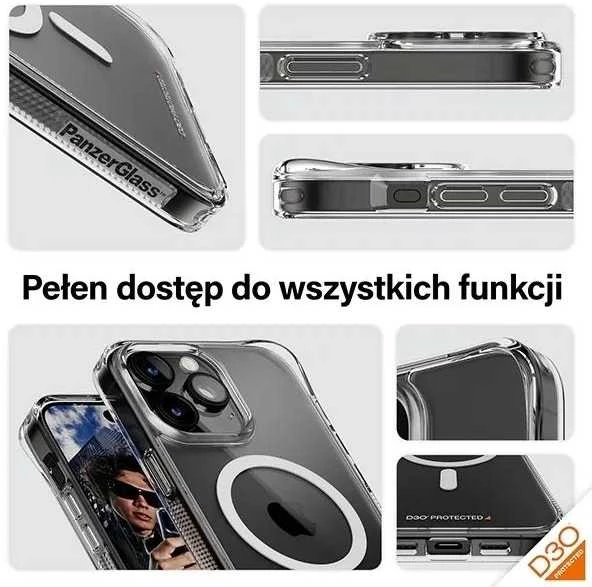 Panzer Glass PanzerGlass™ HardCase MagSafe Suderinamas su D3O iPhone 15 Pro Max