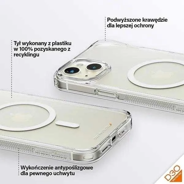 Panzer Glass PanzerGlass™ HardCase MagSafe Suderinamas su D3O iPhone 15 Plus