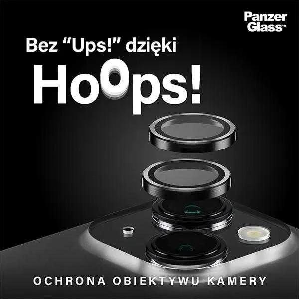 Panzer Glass PanzerGlass™ lankeliai fotoaparato objektyvo apsauga iPhone 15 | 15 plius | Juodas