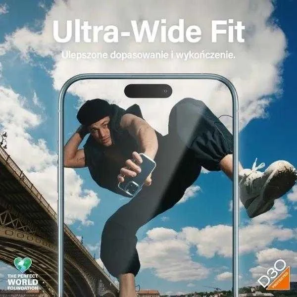 Panzer Glass PanzerGlass™ MATRIX ekrano apsauga su D3O iPhone 15 Pro Max | Itin platus pritaikymas w. AlignerKit
