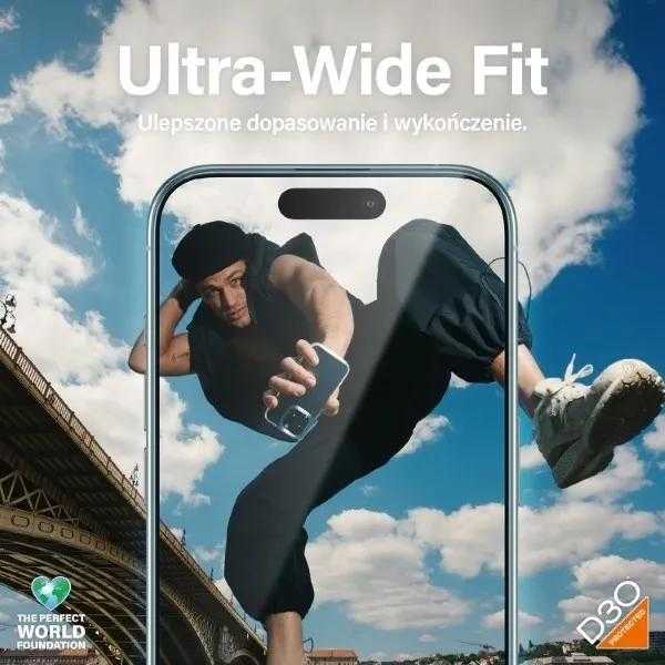 Panzer Glass PanzerGlass™ MATRIX ekrano apsauga su D3O iPhone 15 Pro | Itin platus pritaikymas w. AlignerKit