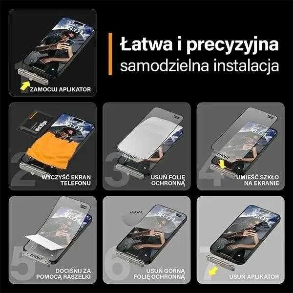 Panzer Glass PanzerGlass™ MATRIX ekrano apsauga su D3O iPhone 15 Pro Max | Itin platus pritaikymas w. AlignerKit