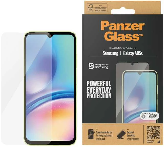 Panzer Glass PanzerGlass Ultra-Wide Fit Apsauginis stiklas Samsung Galaxy A05s