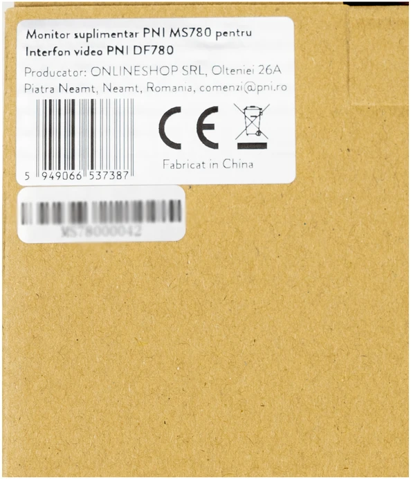 Papildomas PNI MS780 monitorius PNI DF780 vaizdo telefonspynei