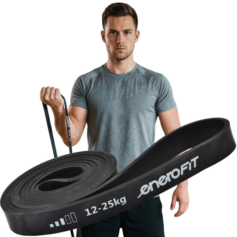 Pasipriešinimo guma EB FIT 12 - 25 kg, juoda