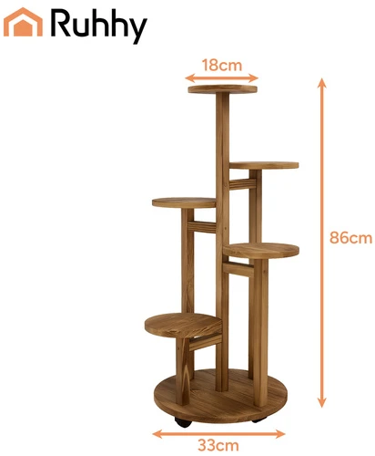 Pastatomas gėlių stovas 86 cm Ruhhy 26041