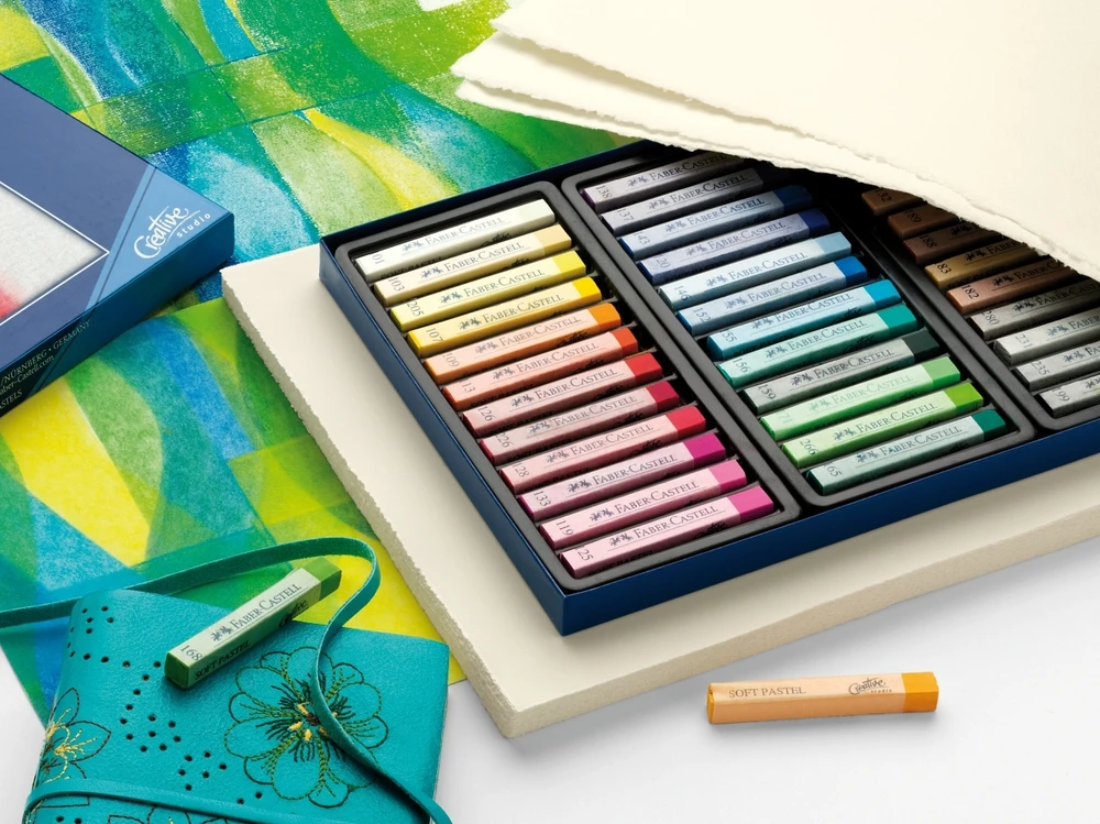 Pastelinės kreidelės Faber-Castell Mini Creative Studio, 72 spalvos
