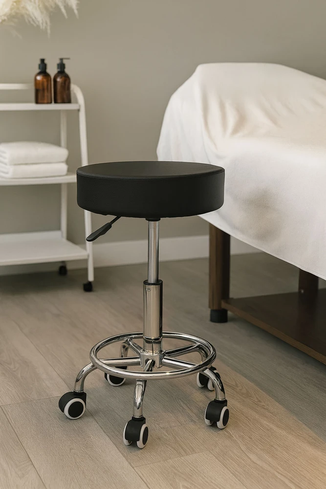 Kėdė su atlošu ModernHome BC007-1-BC, 360° pasukama