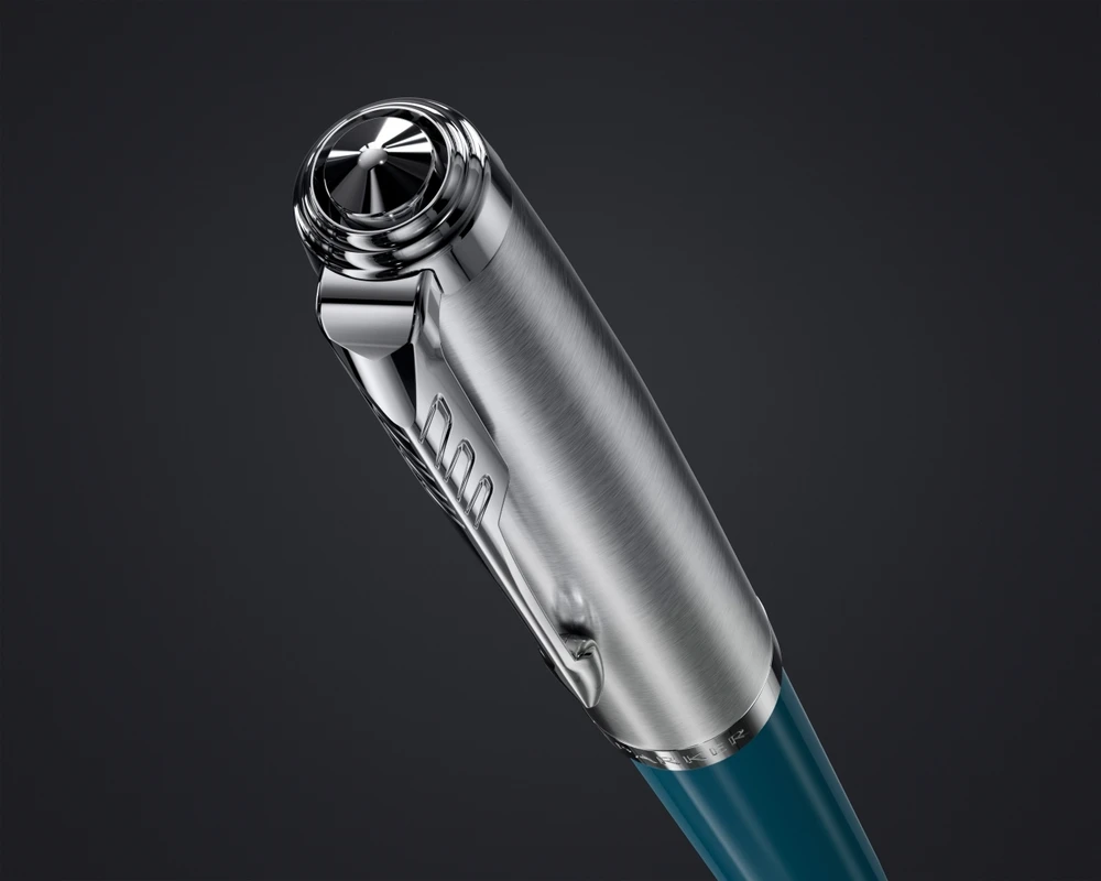 Pasukamas tušinukas Parker Parker 51 Core Teal Mėlyna CT Medium Juodas