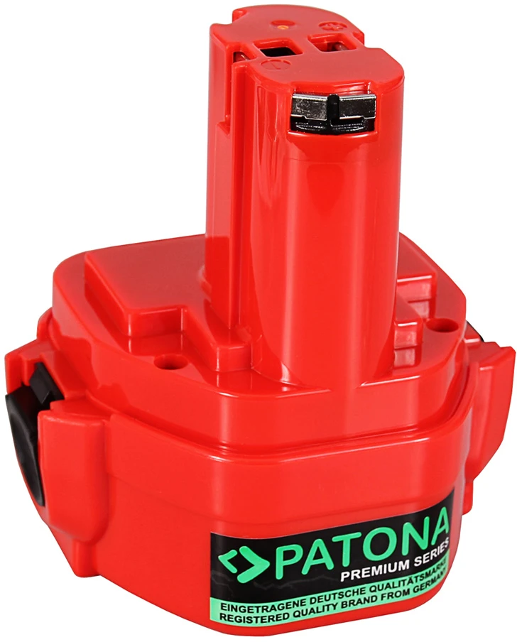 Patona Akumuliatorius įrankiui 12V 3300mAh Ni-MH, skirtas vietoje Makita 1200, 1201, 1220, 1222, 1233, 1234, 1235, 1201A, 192598-2, 192681-5, 192698-2
