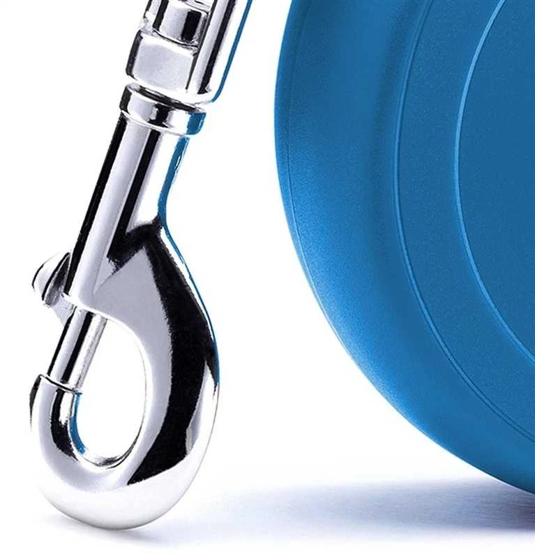 Flexi New Classic S pavadėlis šunims iki 12kg virvinis 5m mėlynos spalvos