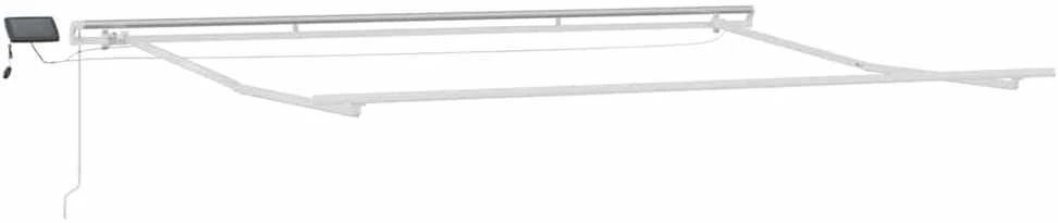 Markizės rėmas Balta 500 × 300 cm Aliuminis