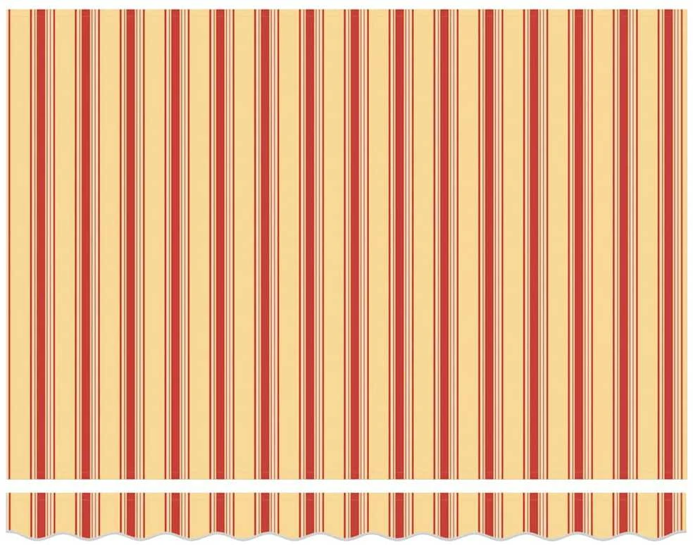 Ištraukiama markizė Geltona ir Oranžinė 350 x 250 x 165 cm
