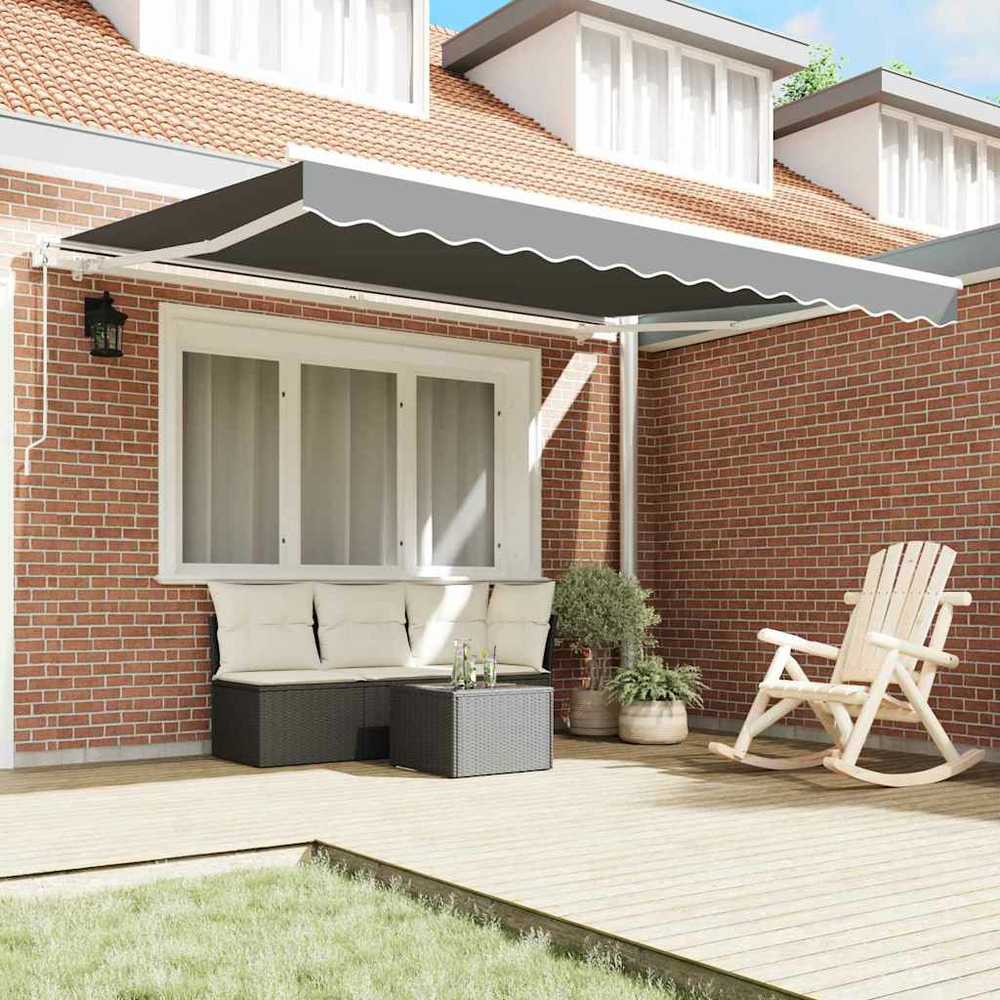 Markizės rėmas Balta 350 x 250 cm Aliuminis