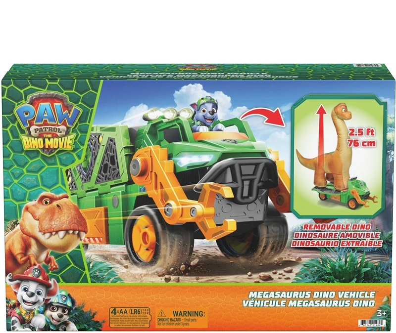 Paw_Patrol Spin Master PAW PATROL transporto priemonė Megasaurus Dino, 6075939