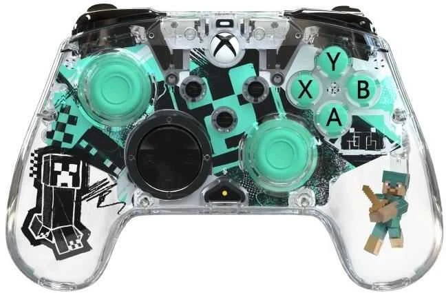 pdp REALMz Wireless Controller · XB · Minecraft Diamond
