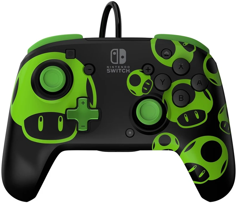 PDP Rematch 1Up Glow In The Dark laidinis valdiklis skirtas Nintendo Switch