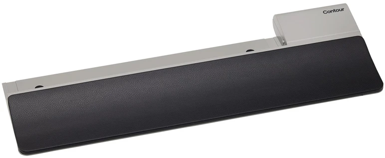 Pelė Carruzzo Contour Design RollerMouse Go Dock atrama riešui Plastikas, Veganiška oda Juoda, Pilka