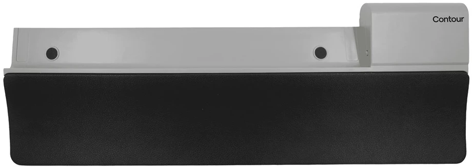 Pelė Carruzzo Contour Design RollerMouse Go Dock atrama riešui Plastikas, Veganiška oda Juoda, Pilka