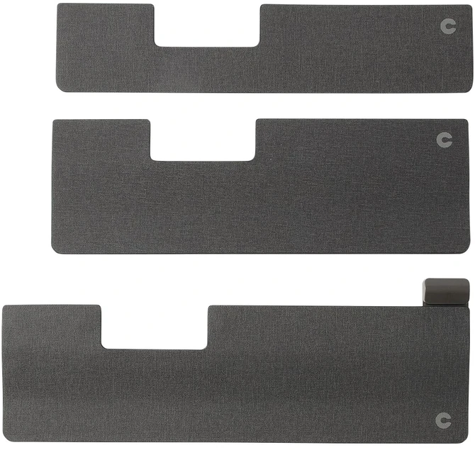 Pelė Carruzzo Contour Design Regular formos bambukinis spyruoklinis padas