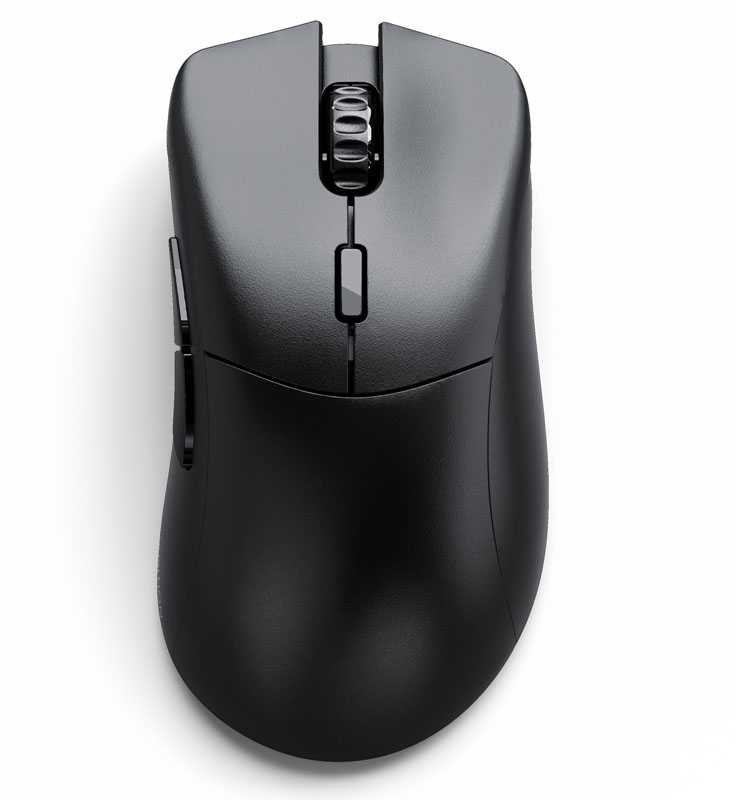 Pelė Glorious Model D 2 PRO belaidė, 1K Polling - juodos spalvos