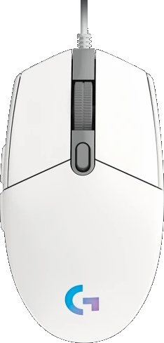 Pelė žaidimams Logitech G102 Lightsync, Balta
