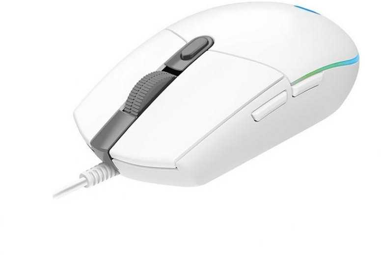 Pelė žaidimams Logitech G102 Lightsync, Balta