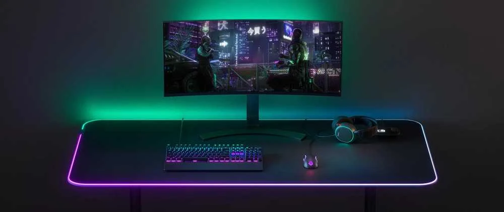Žaidimų pelė su laidu SteelSeries Rival 5, Juodos spalvos