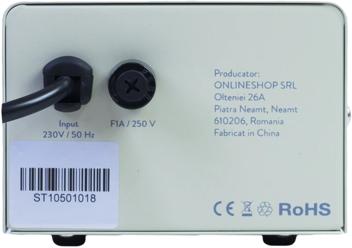 Perjungiamasis įtampos šaltinis PNI ST105, įėjimas 230V AC, išėjimas 12V DC, 5A