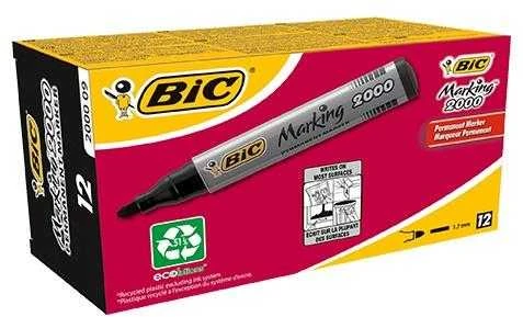 Bic Permanentinis žymeklis Eco 2000 2-5 mm, juodas, 1 vnt. 000095