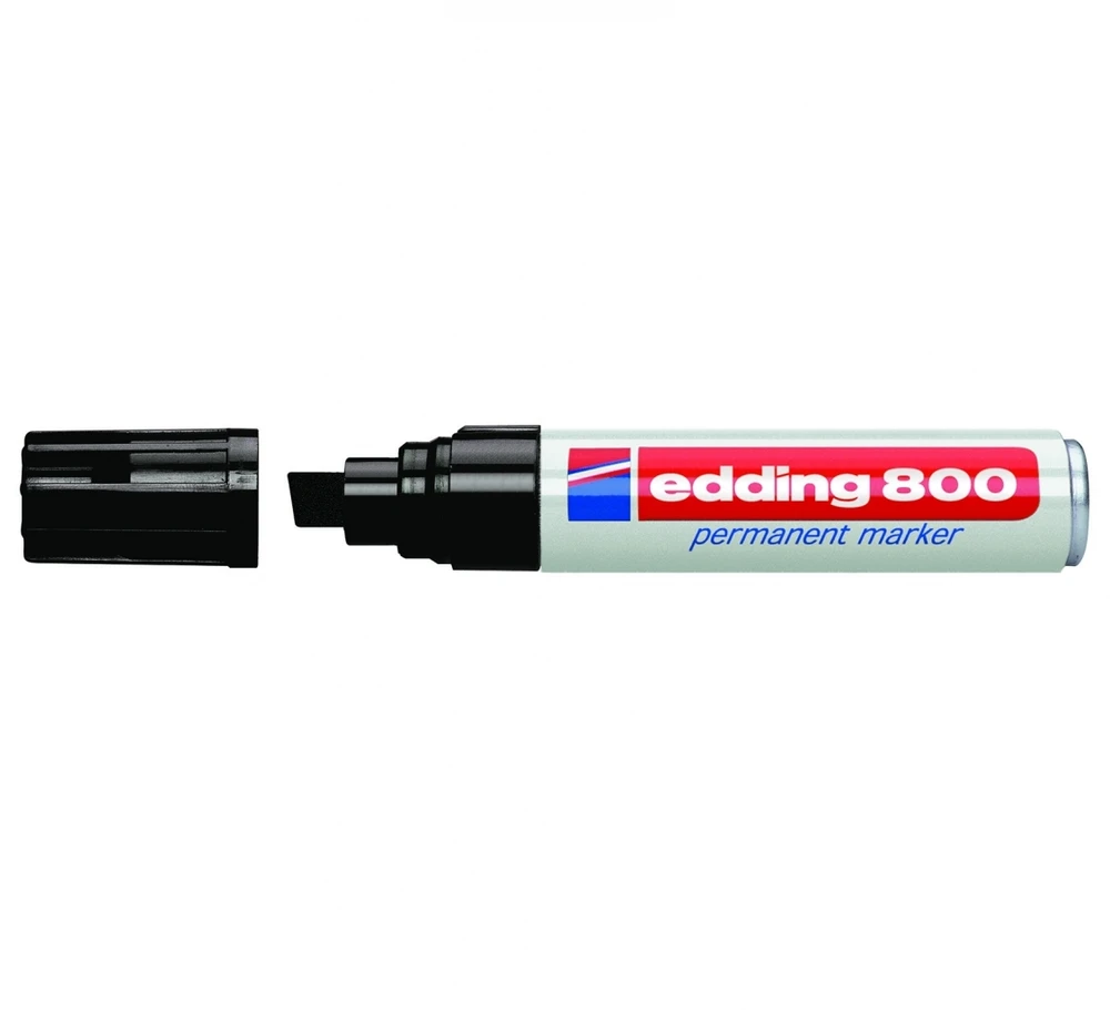 Edding 800 Perm Marker Juodas Juodas (4-800001) (4800001)