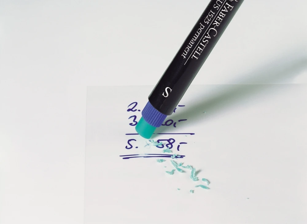 Permanentinis žymeklis CD/DVD diskams FABER CASTELL MULTIMARK M, 4 sp. komplektas