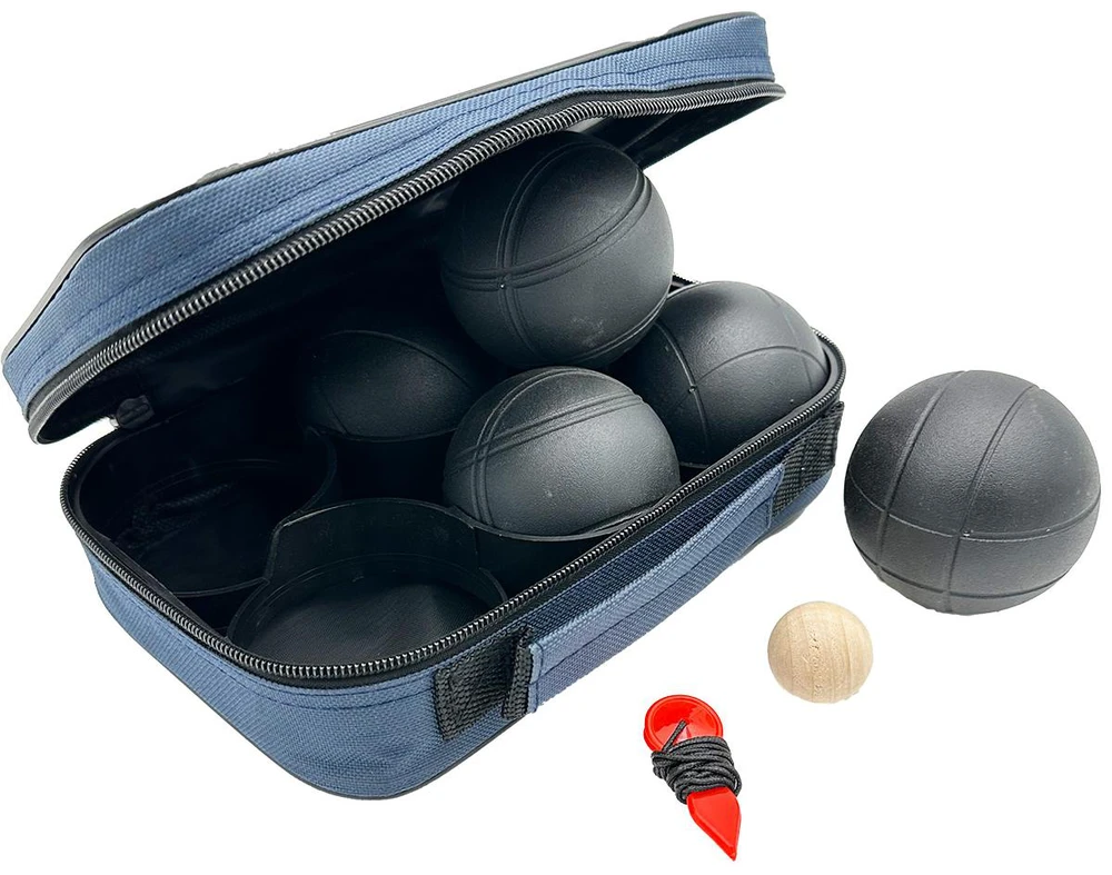 Enero Pro Boules žaidimo rinkinys 6 juodos kamuoliai