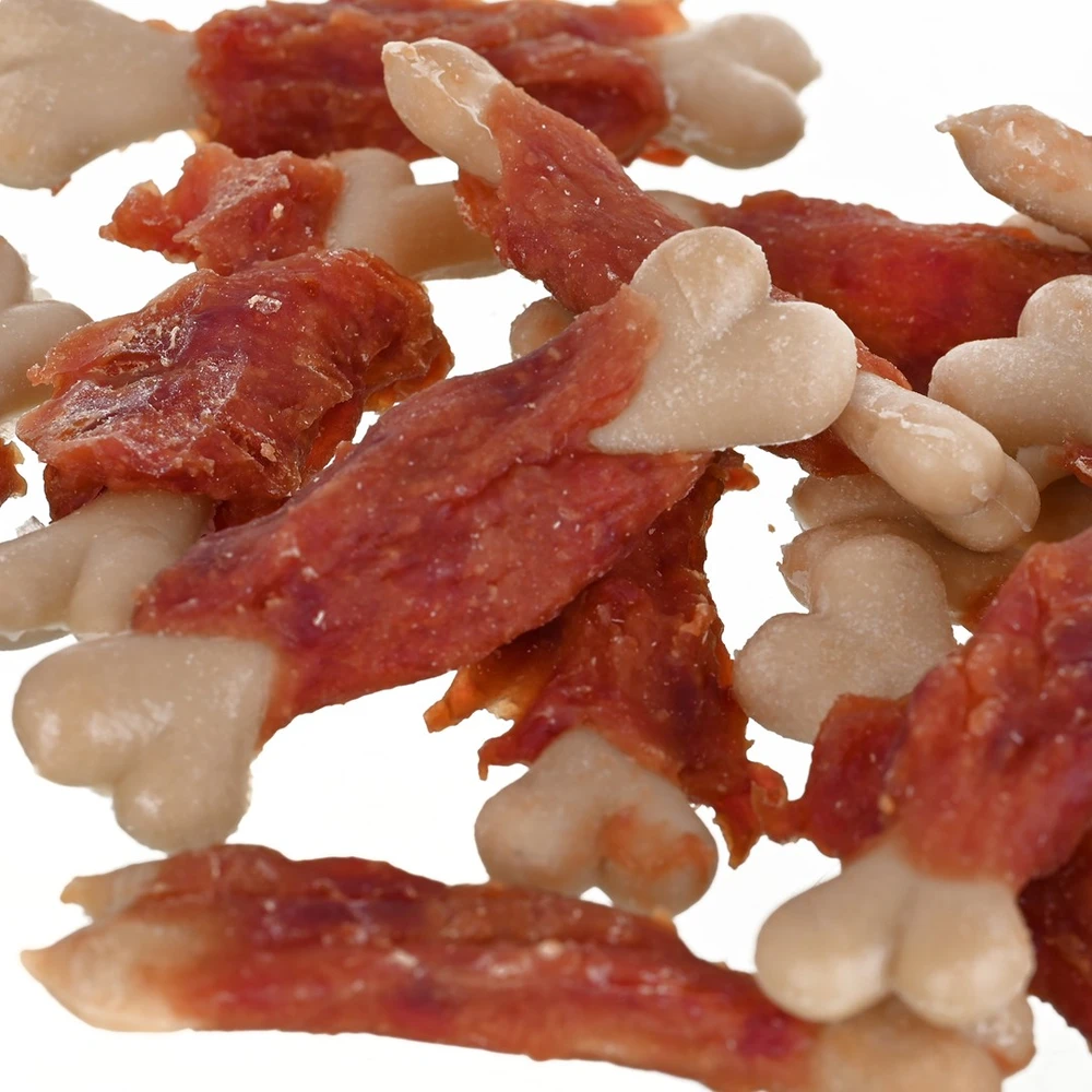 PETITTO Kalcio ir ančių mėsos kubeliai - skanėstas šuniui - 500g