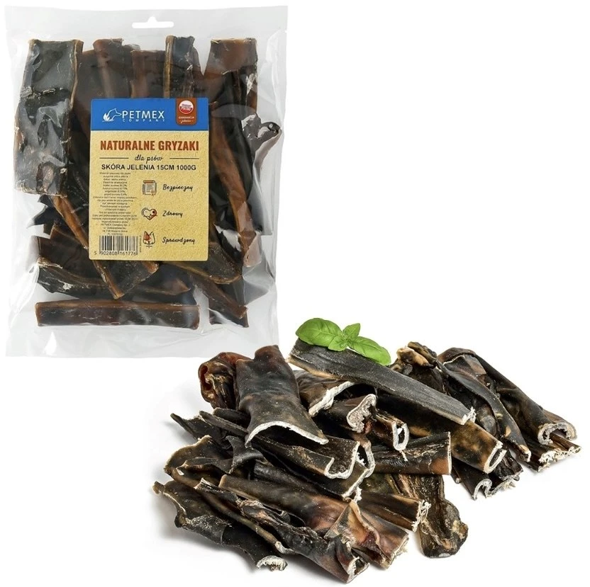 PETMEX Deer skin – skanėstas šuniui – 1kg