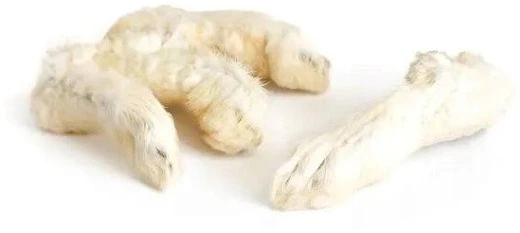 PETMEX Triušio letenėlės su kailiu Mono – skanėstas šuniui – 500g