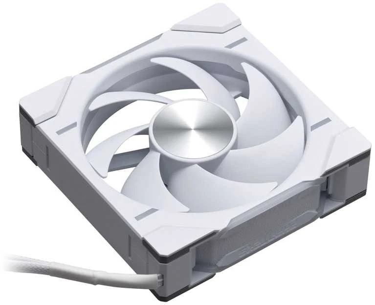 PHANTEKS D30 PWM Regular Airflow D-RGB fan – 120mm, baltos spalvos