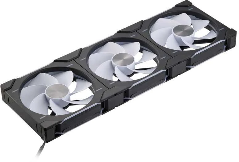 Phanteks D30 PWM Reverse Airflow, D-RGB korpuso ventiliatorius, 3-pack – 140mm, juodos spalvos