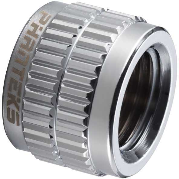 PHANTEKS Glacier F-F adapteris G1/4 - chromuotas