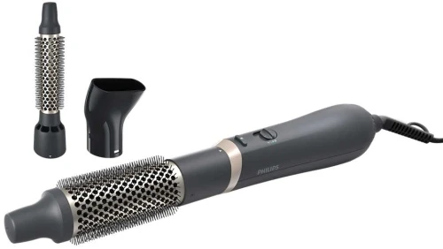 Philips 3000 Series Air Styler BHA301/00 Plaukų formavimo šukos, Juoda
