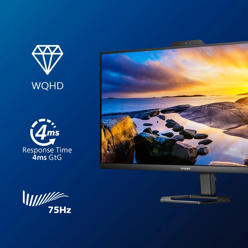 Monitorius Philips 27E1N5600HE/00 27", Juodos spalvos