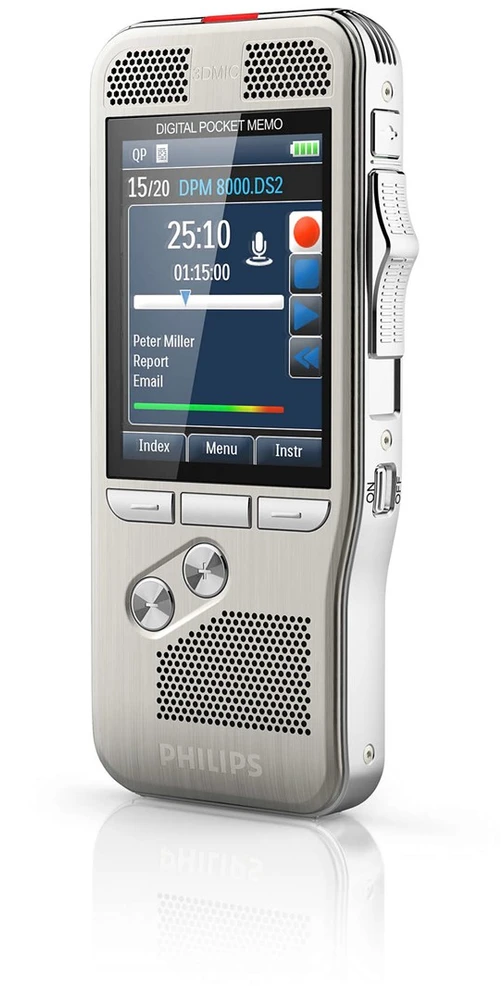 Philips DPM 8300 diktofonas Vidinė atmintis Sidabras